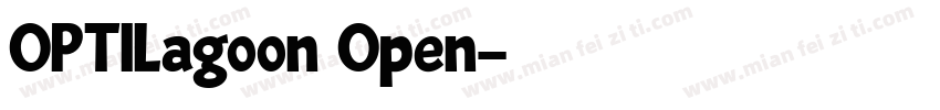 OPTILagoon Open字体转换